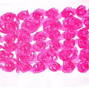 Flowerribbon RF0803 13cm (15 yard), Bright Pink